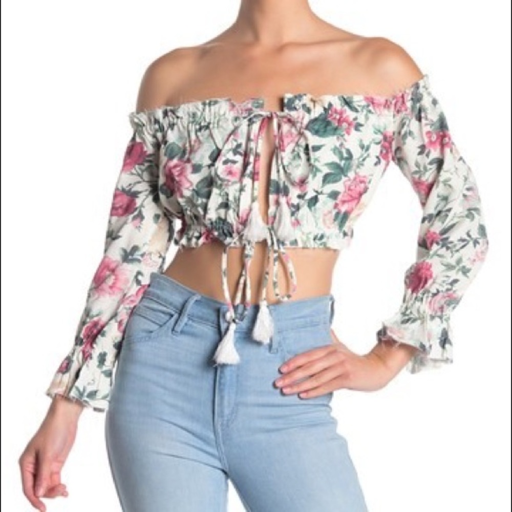 ❤️Majorelle Long Sleeve Crop Size-Medium❤️